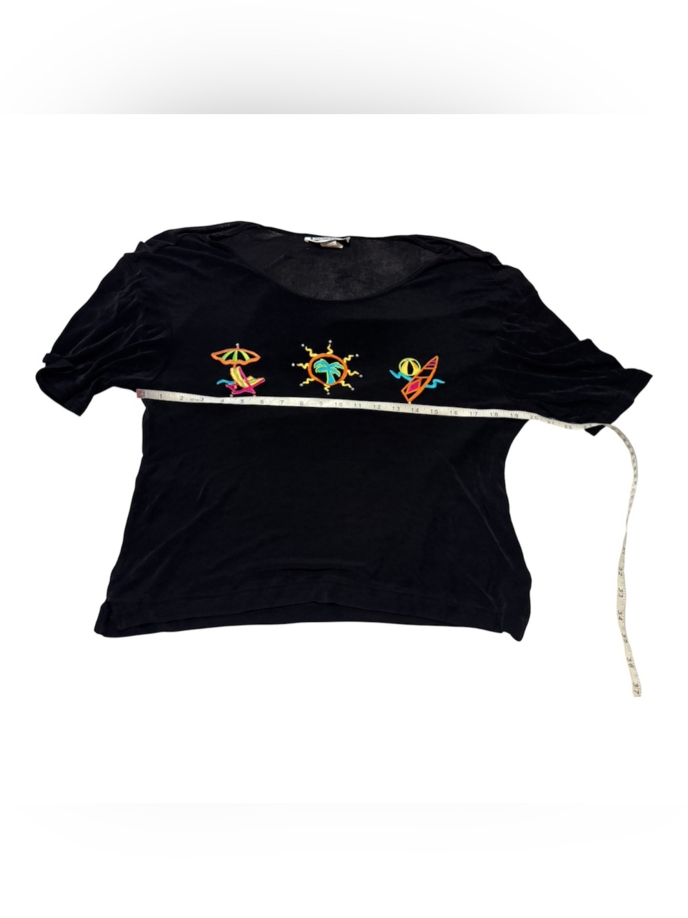 Vintage Kokomo Black Top | Made in USA | Size S - Picture 2 of 9
